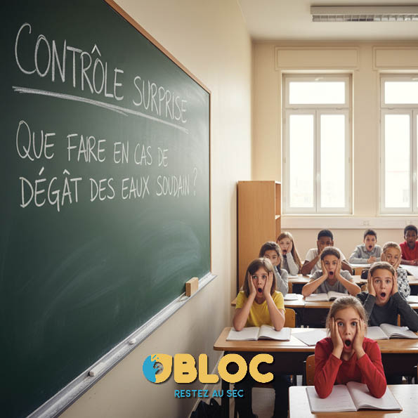 que faire en cas de dégât des eaux