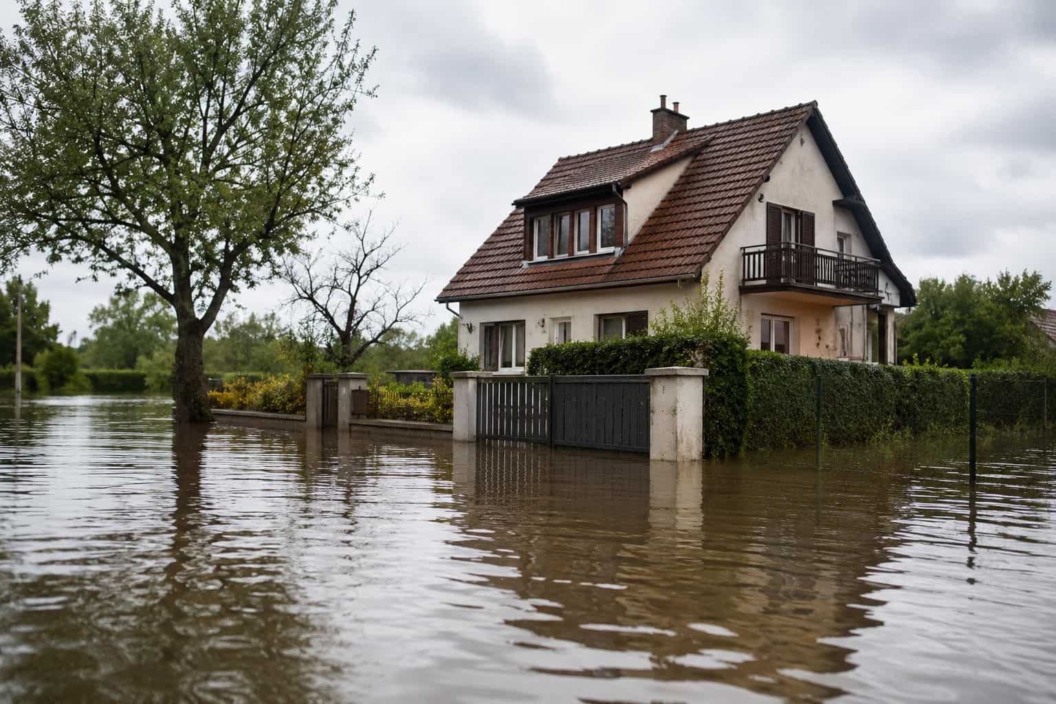 Partir en vacances avec une maison en zone inondable