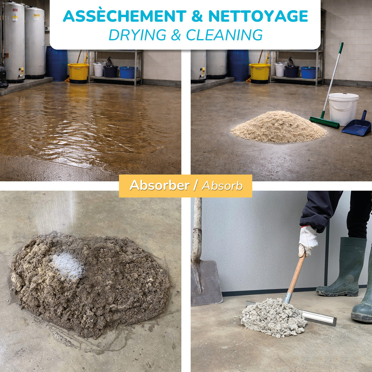 Kit d'intervention XL | Inondations - Fuites - Dégâts des eaux